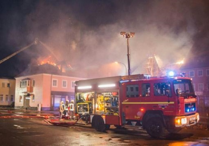 Brand in geplanter Flüchtlingsunterkunft in Bautzen