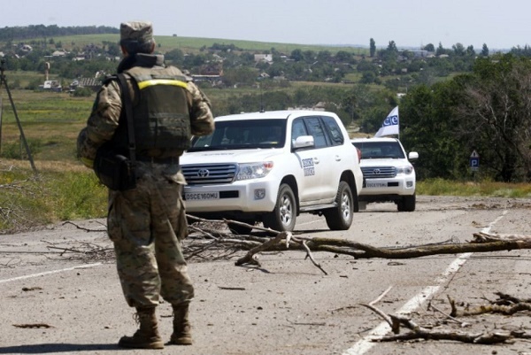 Un membre de l`OSCE disparu dans l`est rebelle de l`Ukraine