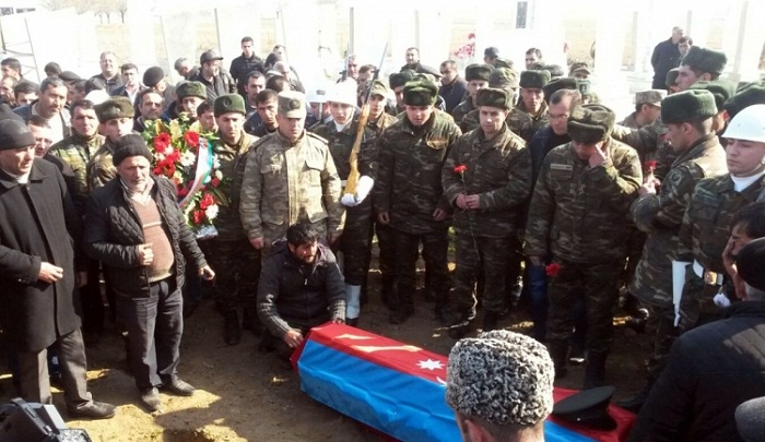 Azerbaijani soldier killed in Armenian diversion buried