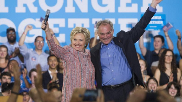 Maison Blanche: Hillary Clinton choisit Tim Kaine comme colistier