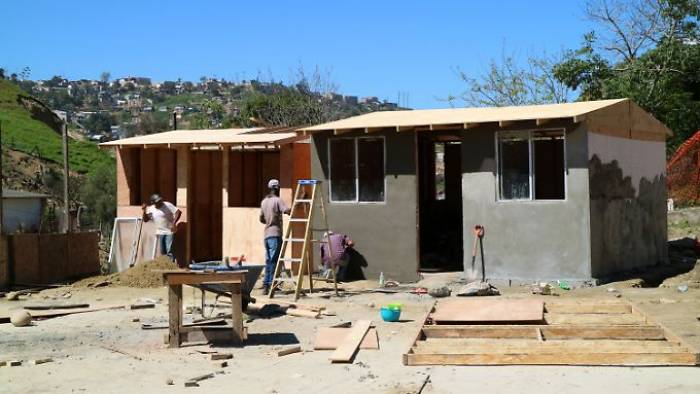 Migranten aus Haiti bauen Dorf in Mexiko