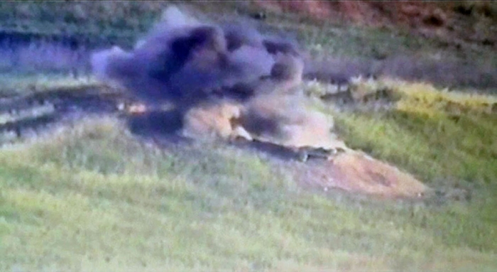Permanent fire position of Armenian armed forces destroyed - VIDEO