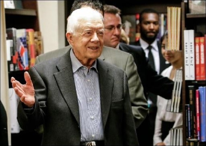 Jimmy Carter ist nach eigenen Angaben wieder krebsfrei