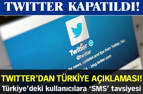  Türkiyədə `Twitter` bağlandı