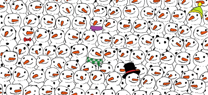 Pourquoi ce panda au milieu de bonhommes de neige divise internet