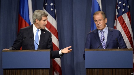 Lavrov-Kerry talks begin in Geneva