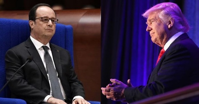 Hollande et Trump affirment leur «volonté de travailler en commun»