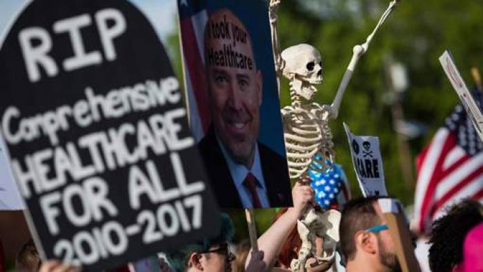 Des électeurs en colère contre la réforme santé de Trump

