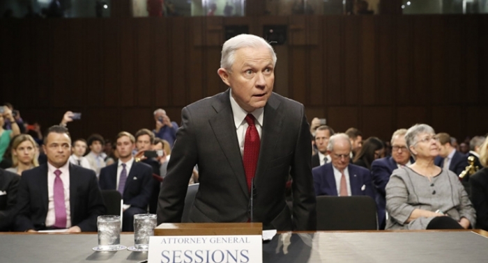 Attorney general sessions testifies before US senate intelligence committee