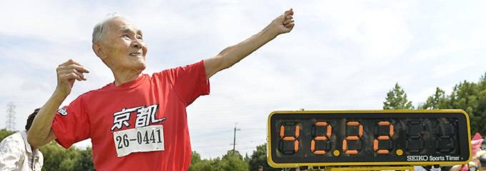 105-Jähriger läuft Weltrekord über 100 Meter