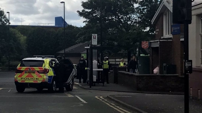 Knifeman briefly holds hostages in Newcastle, northeast England