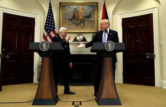 Abbas hofft auf Friedensvertrag durch Trump