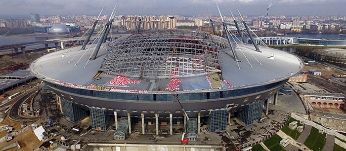 FIFA concerned over stadium construction in St. Petersburg