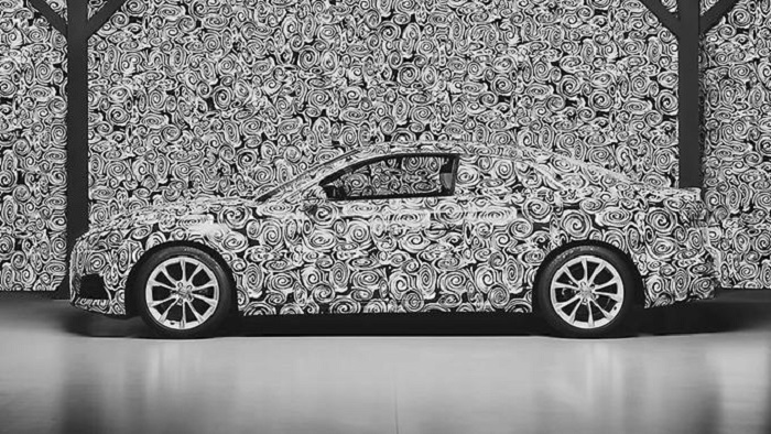 Erstes Bild des neuen Audi A5 Coupé