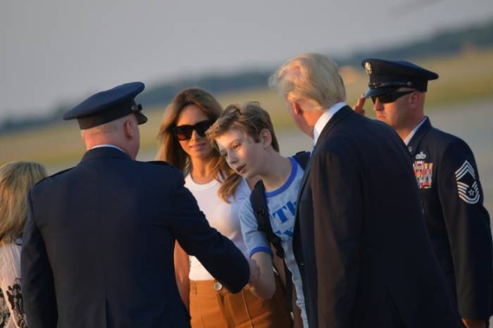 Melania et Barron Trump s'installent à la Maison Blanche