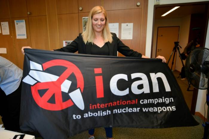 Nobel de la Paix: l'ICAN appelle les nations à interdire "maintenant" l'arme nucléaire