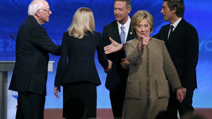 Hillary Clinton ends Democratic debate with a Star Wars joke
