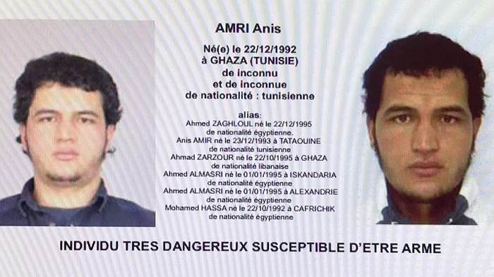 Attentat de Berlin: 100.000 euros promis pour Anis Amri