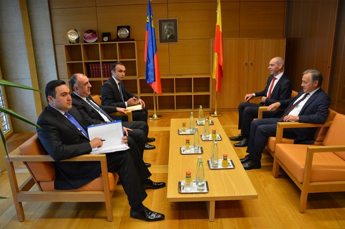 Le MAE azerbaïdjanais s’est entretenu avec le président du Parlement du Liechtenstein