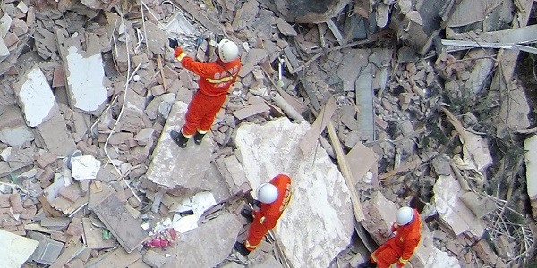 Effondrement d`immeubles en Chine: au moins huit morts