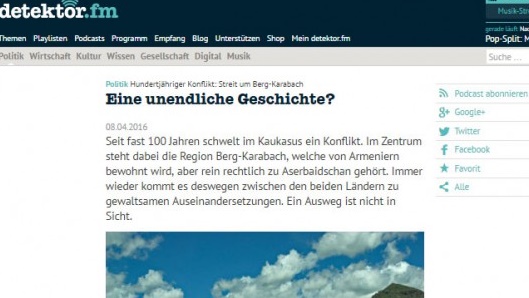 Un professeur allemand: Le Haut-Karabagh est le territoire historique de l’Azerbaïdjan 