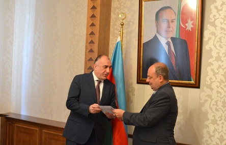 Le ministre Elmar Mammadyarov a reçu la copie figurée des lettres de créance du nouvel ambassadeur belge