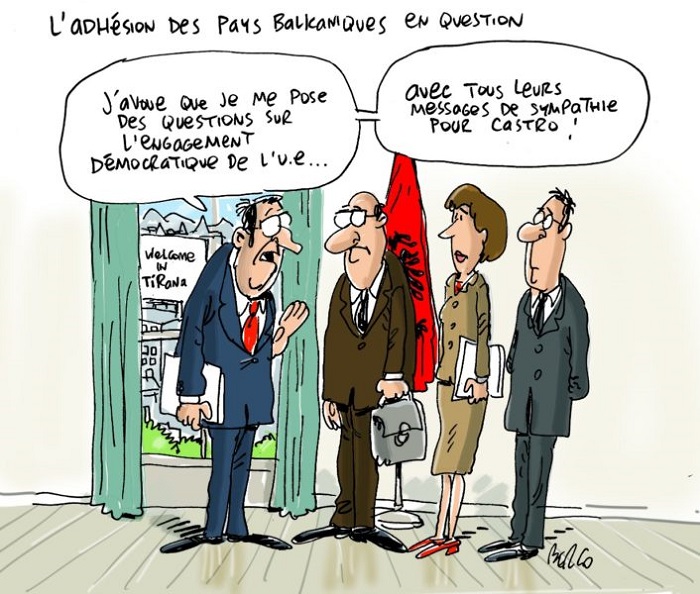 Dessin du jour: l’adhésion des Balkans en question