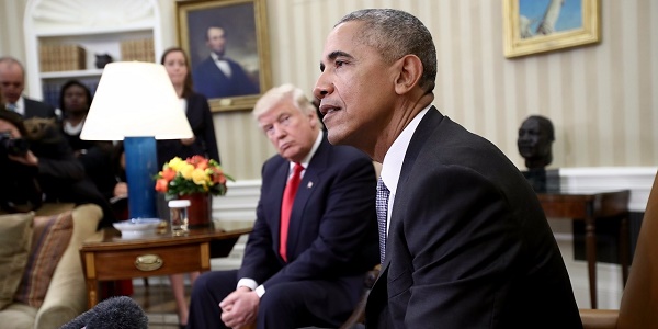 Obama promet une transition respectueuse mais vigilante avec Trump