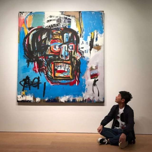 Basquiat painting breaks records at $110.5m in New York