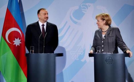 Azərbaycan prezidenti Merkellə görüşəcək
