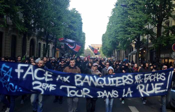 Lille: manifestation anti-FN, 500 personnes