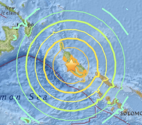 Séisme de magnitude 8 en Papouasie-Nouvelle-Guinée