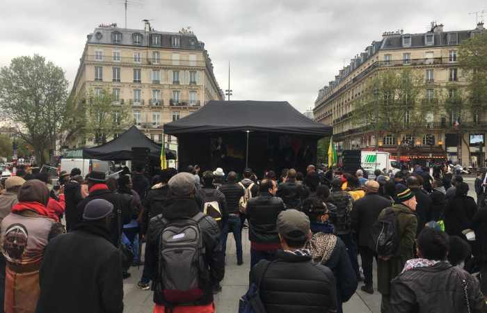 Rassemblement à Paris en soutien à la Guyane