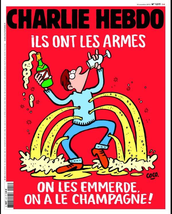 La Une de Charlie Hebdo après les attentats du 13 novembre