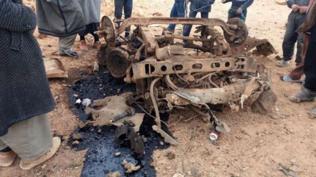 Car bomb hits camp for displaced Syrians near Jordan border