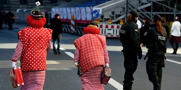 Cologne: 22 plaintes pour motifs sexuels signalées pour le 1er jour du carnaval