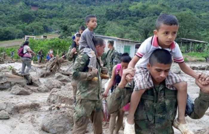 Colombia landslide: Dozens of children among the dead