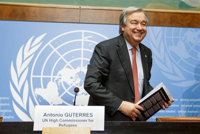 Antonio Guterres en tête pour devenir secrétaire général de l`ONU