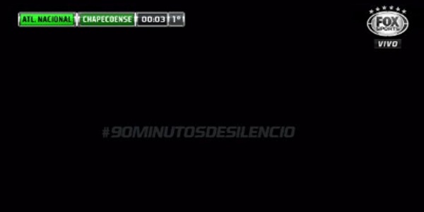 Fox Sports Brésil diffuse "90 minutes de silence"