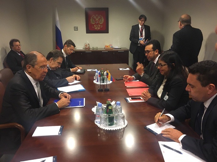 Los cancilleres ruso y venezolano se reúnen en el marco de la Asamblea General de la ONU