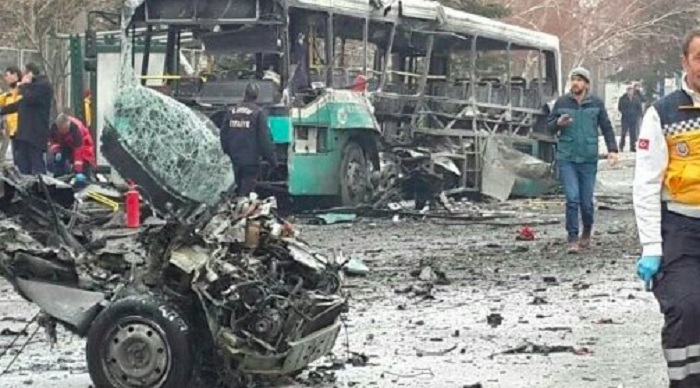 Explosion hits bus in Turkish city of Kayseri, leaving 13 dead, 48 injured - VIDEO, UPDATING