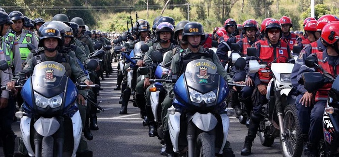Despliegan 884 efectivos en Caracas por operativo Navidades Seguras 2016