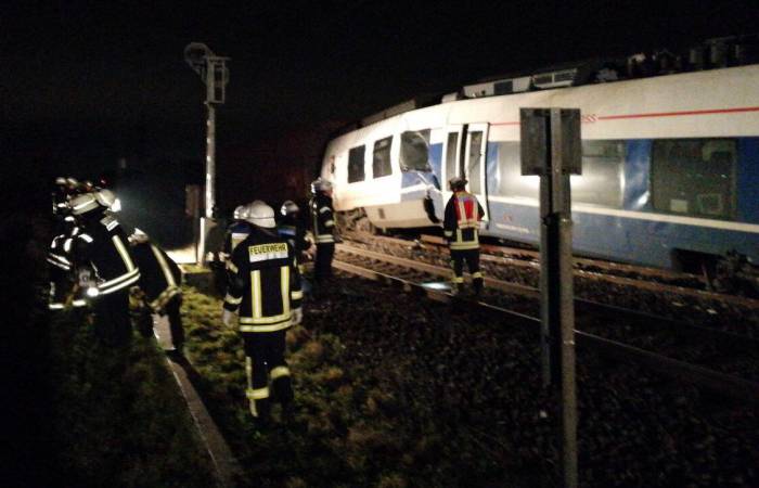 Allemagne: Une collision entre deux trains fait des blessés