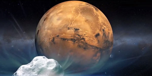 Des vagues de près de 120 mètres auraient deferlé sur Mars