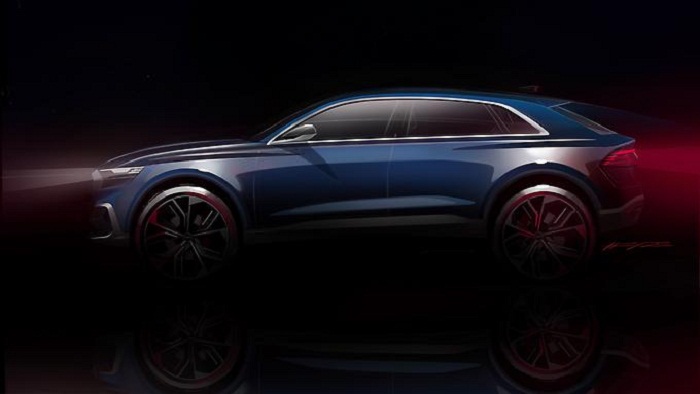 Audi Q8 zeigt Lichtes Handschrift