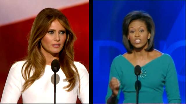 Trumps Ehefrau bedient sich für Rede bei Michelle Obama