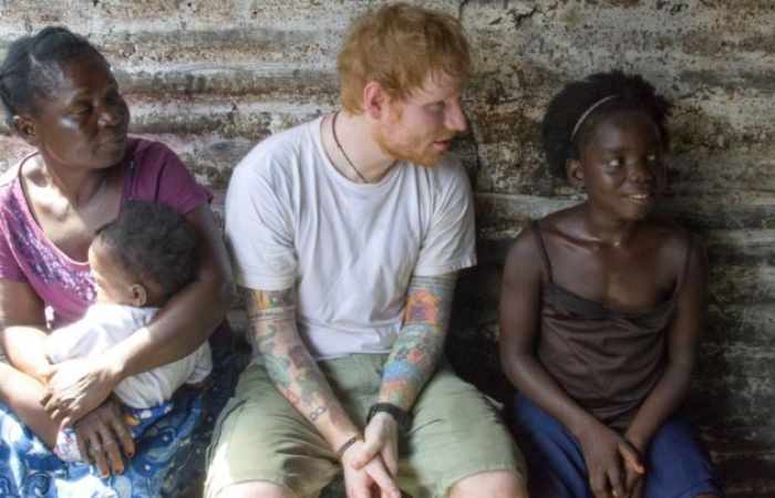 Ed Sheeran says Liberia trip 'hit me really hard'