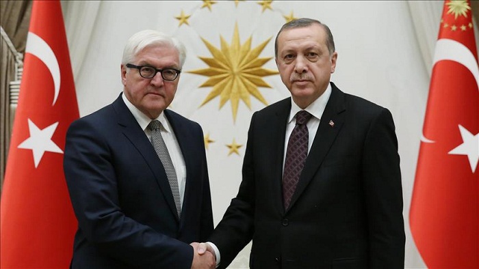 Erdogan a reçu Frank Walter Steinmeier