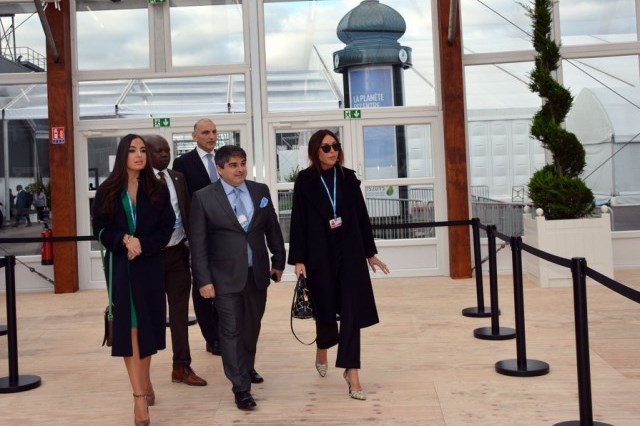 Mehriban Aliyeva, Leyla Aliyeva attend COP21 Climate Change Conference in Paris - PHOTOS