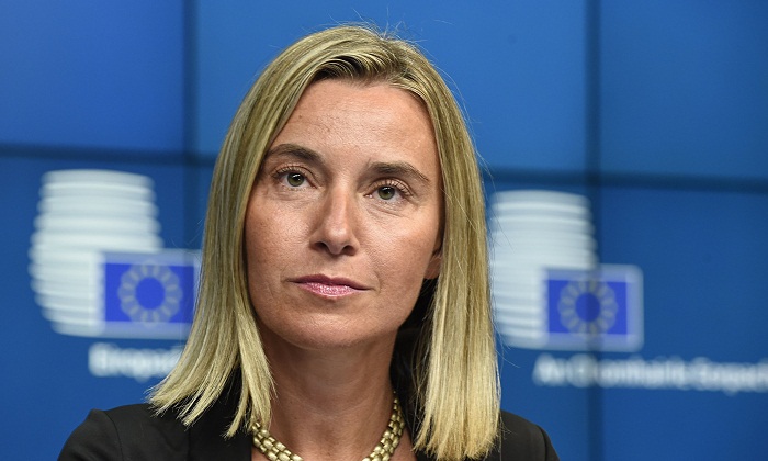 Federica Mogherini a adressé ses condoléances au président azerbaïdjanais